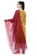 Mominos Fashion Maroon Buta Cut Dupatta | Grocsy