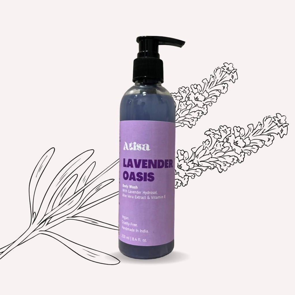 Atisa Lavender Oasis Body Wash | Grocsy