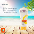 Lotus Professional Phyto Rx Whitening Uv Screen Mattege Sun Block Spf 60 Pa+++ | Grocsy