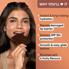 Dot & Key Barrier Repair Hydrating Lip Balm SPF 50 With Ceramides & Peptides Cocoa Nude | Grocsy