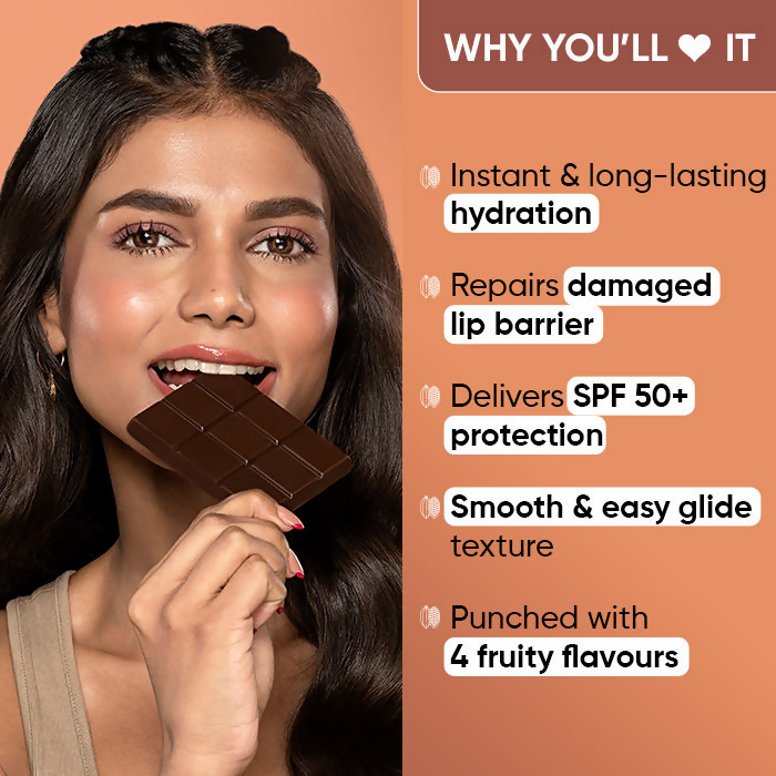 Dot & Key Barrier Repair Hydrating Lip Balm SPF 50 With Ceramides & Peptides Cocoa Nude | Grocsy