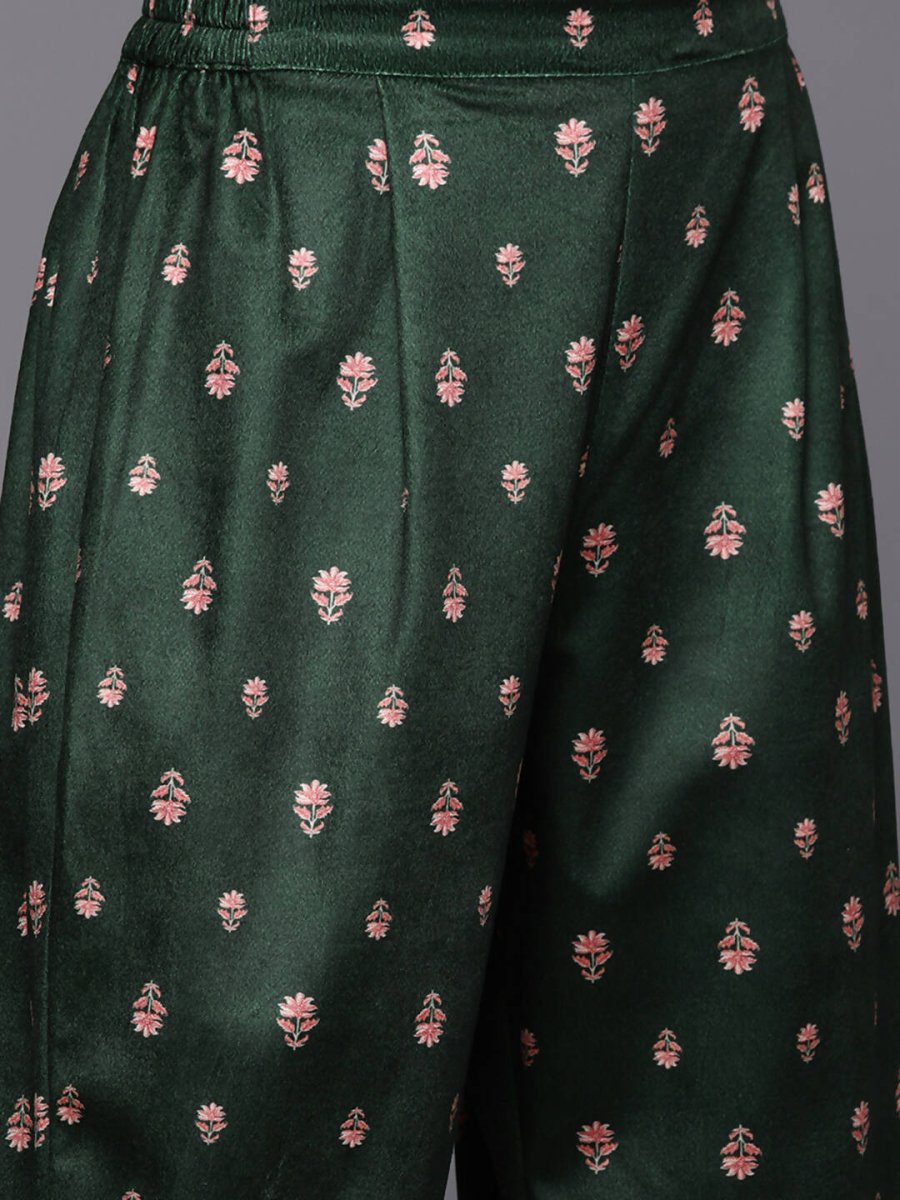 Ahalyaa Women's Traditional Wear Co-ods - Green | Grocsy