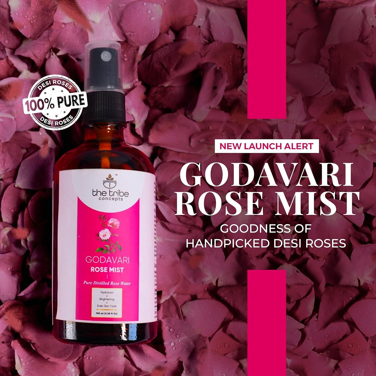 The Tribe Concepts Godavari Rose Mist | Grocsy