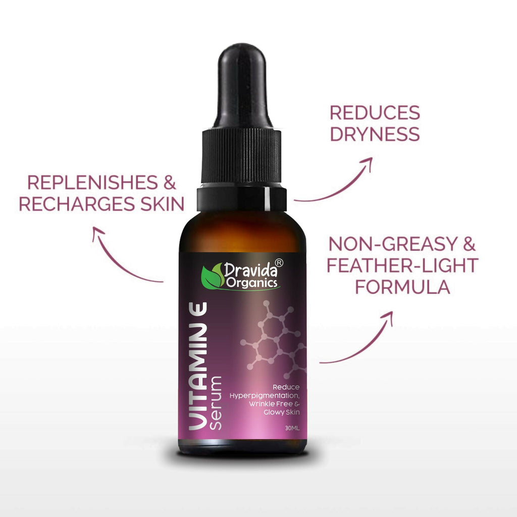 Dravida Organics Vitamin E Face Serum | Grocsy