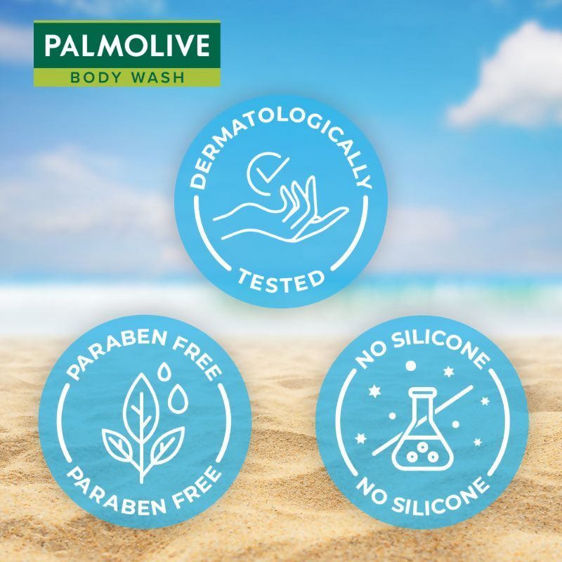 Palmolive Aloevera & Thermal Minerals Feel The Massage, Exfoliating Moisturizing Body Wash | Grocsy