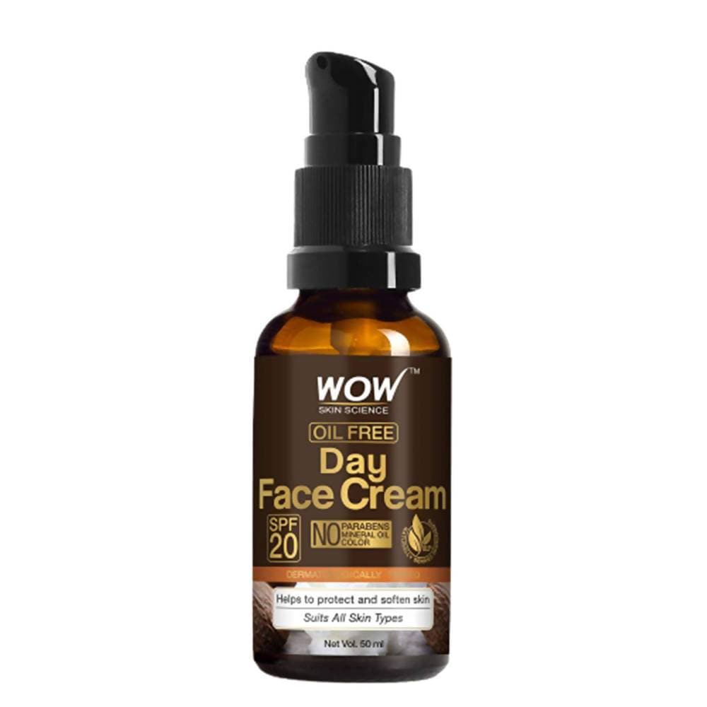 Wow Skin Science Oil Free Day Face Cream - SPF 20 | Grocsy