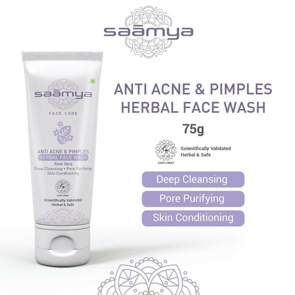 Saamya Anti-Acne & Pimples Herbal Face Wash | Grocsy