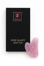 Zobha Rose Quartz Gua Sha | Grocsy