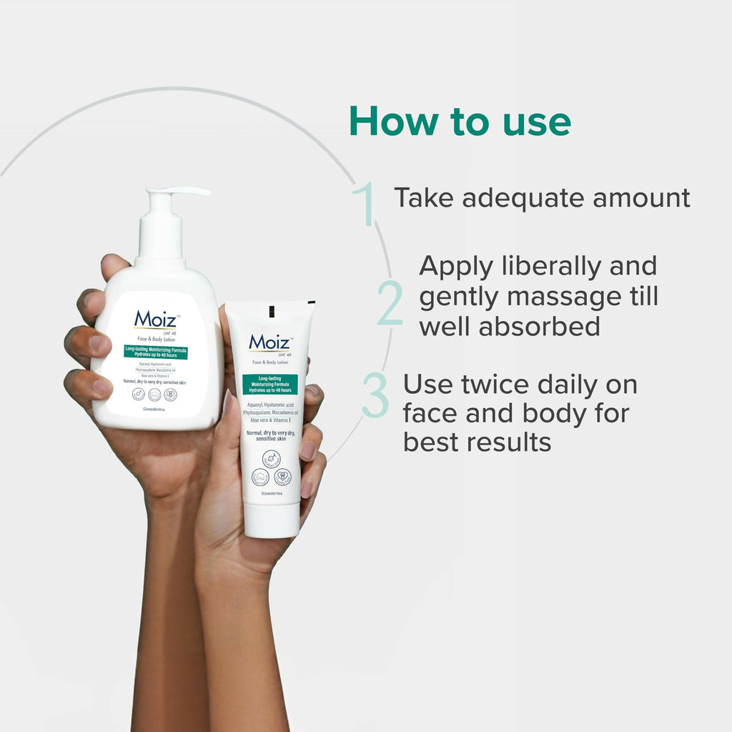 Moiz LMF 48 Lotion 48 Hour Long-Lasting Moisturizer | Grocsy