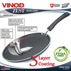 Vinod Zest Aluminium Non Stick Dosa Omni Tawa | Grocsy