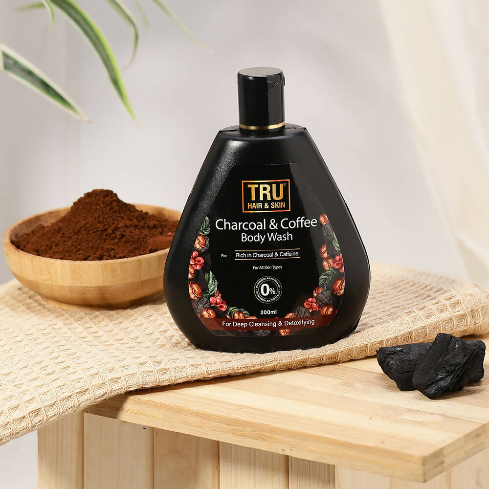 Tru Hair & Skin Charcoal & Coffee Body Wash | Grocsy