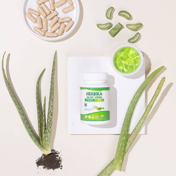 Herbika Aloe Vera Capsules | Grocsy
