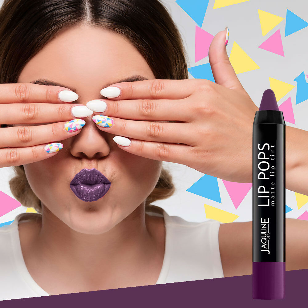 Jaquline USA Lip Pops Matte Lip Tint - Berry Pop 05 | Grocsy