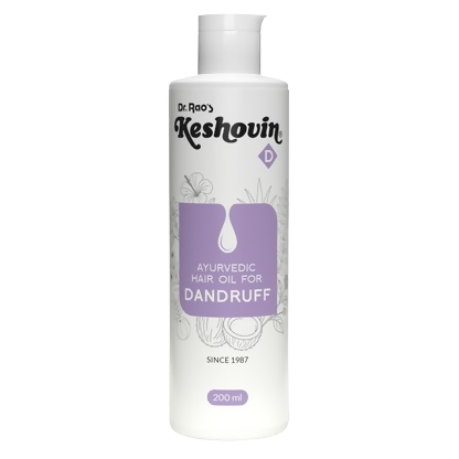 Dr. Rao's Keshovin Anti Dandruff Herbal Hair Oil | Grocsy