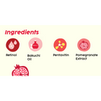 PLIX The Plant Fix Pomegranate 0.6% Retinol & 0.2% Bakuchi Oil Night Face Serum | Grocsy