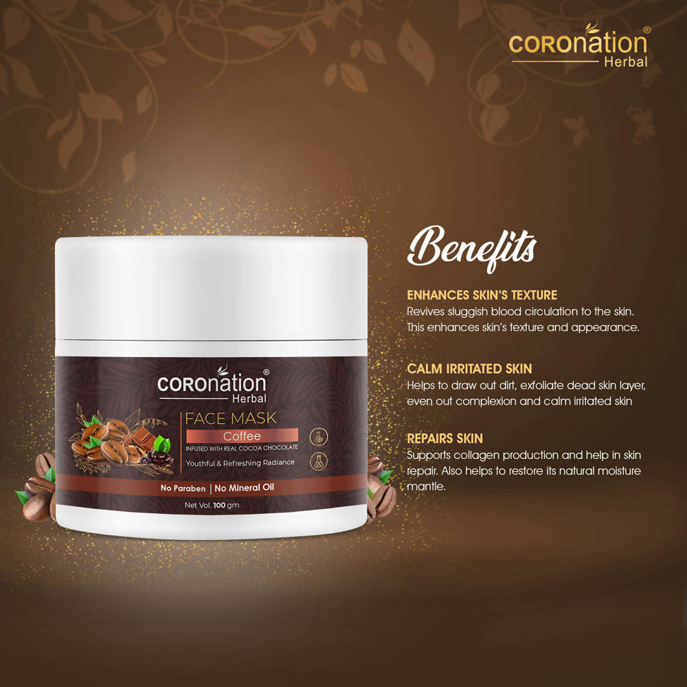 Coronation Herbal Coffee Face Mask | Grocsy
