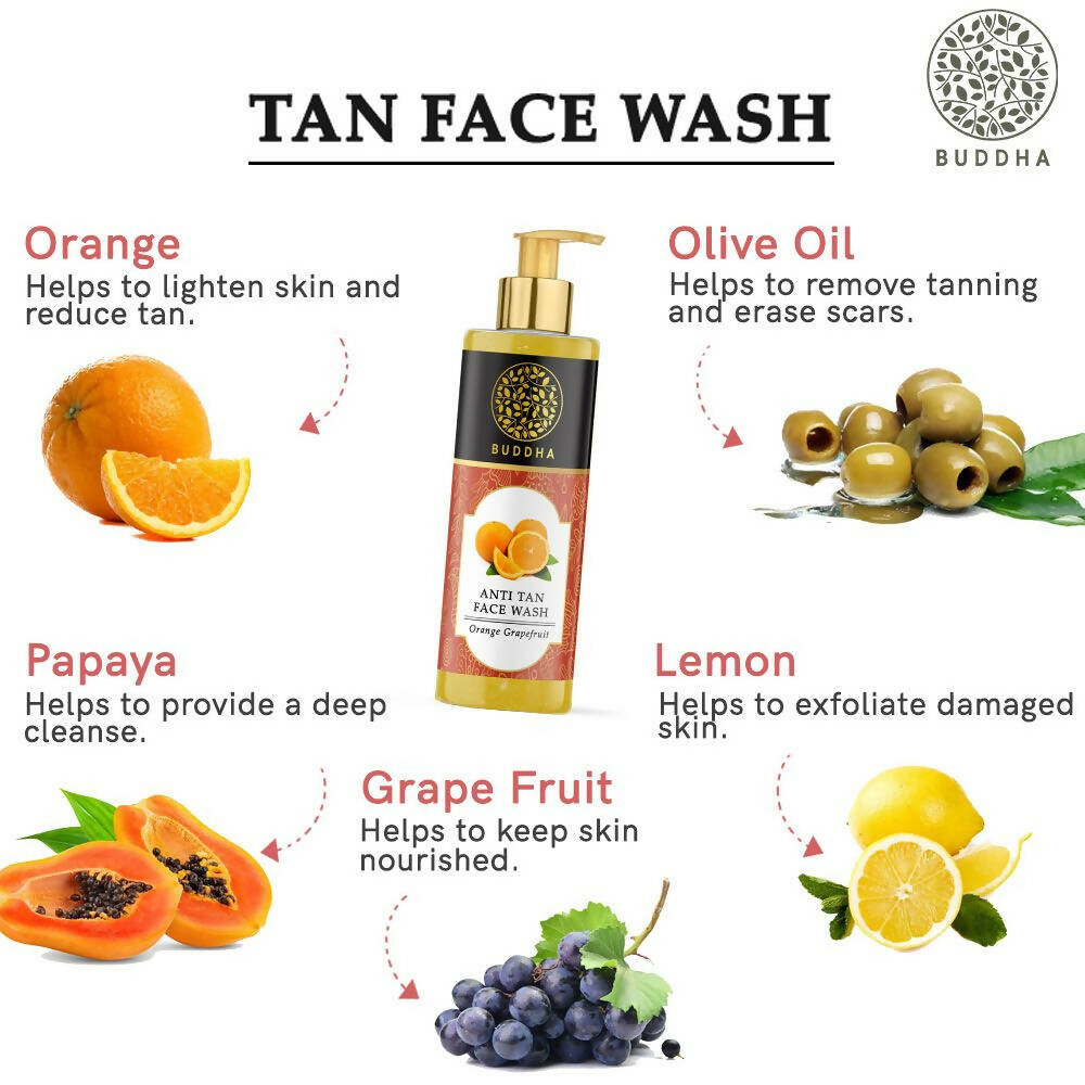 Buddha Natural Tan Face Wash | Grocsy
