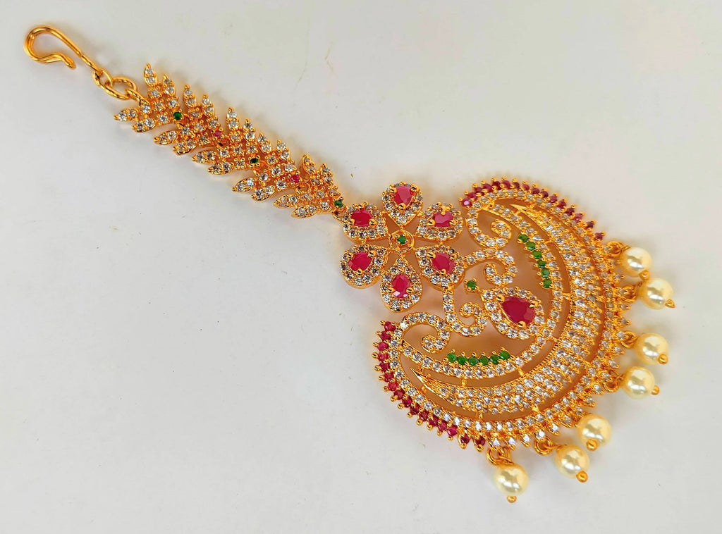Multicolor Maang Tikka For Wedding | Grocsy