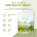 Teabox Pure Matcha Green Tea Powder | Grocsy