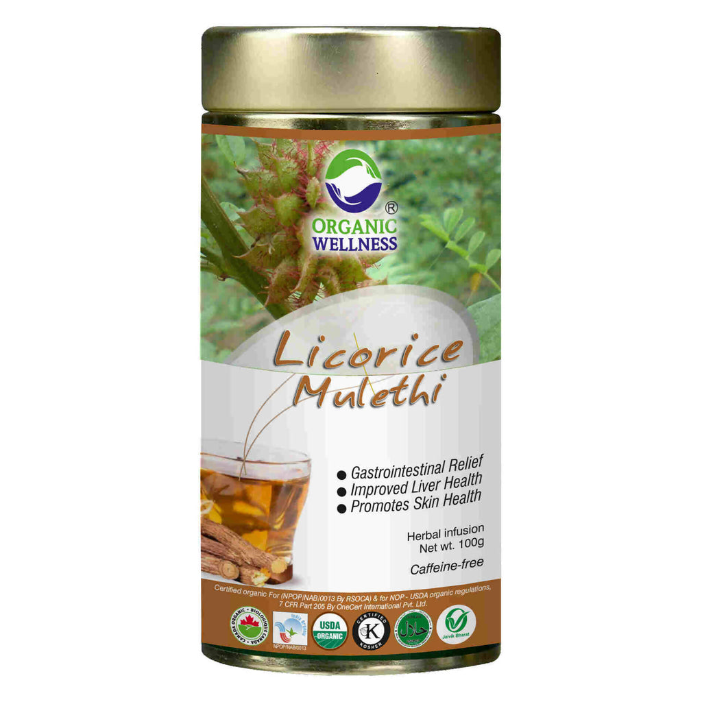 Organic Wellness Licorice Tea Tin Pack | Grocsy