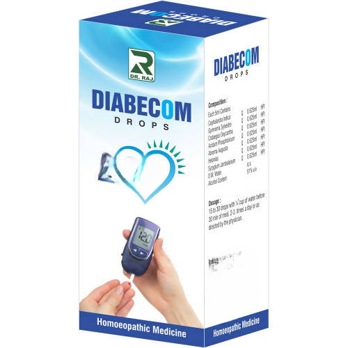 Dr. Raj Homeopathy Diabecom Drops | Grocsy