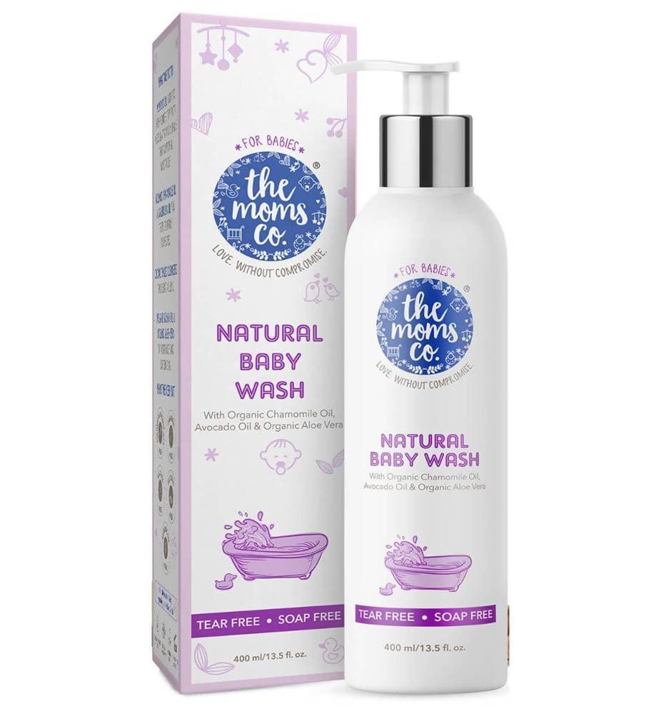 The Moms Co Natural Baby Wash with Coconut-based Cleansers & Chamomile Oil to Gently Clean, Calm & Soften the Skin | Grocsy
