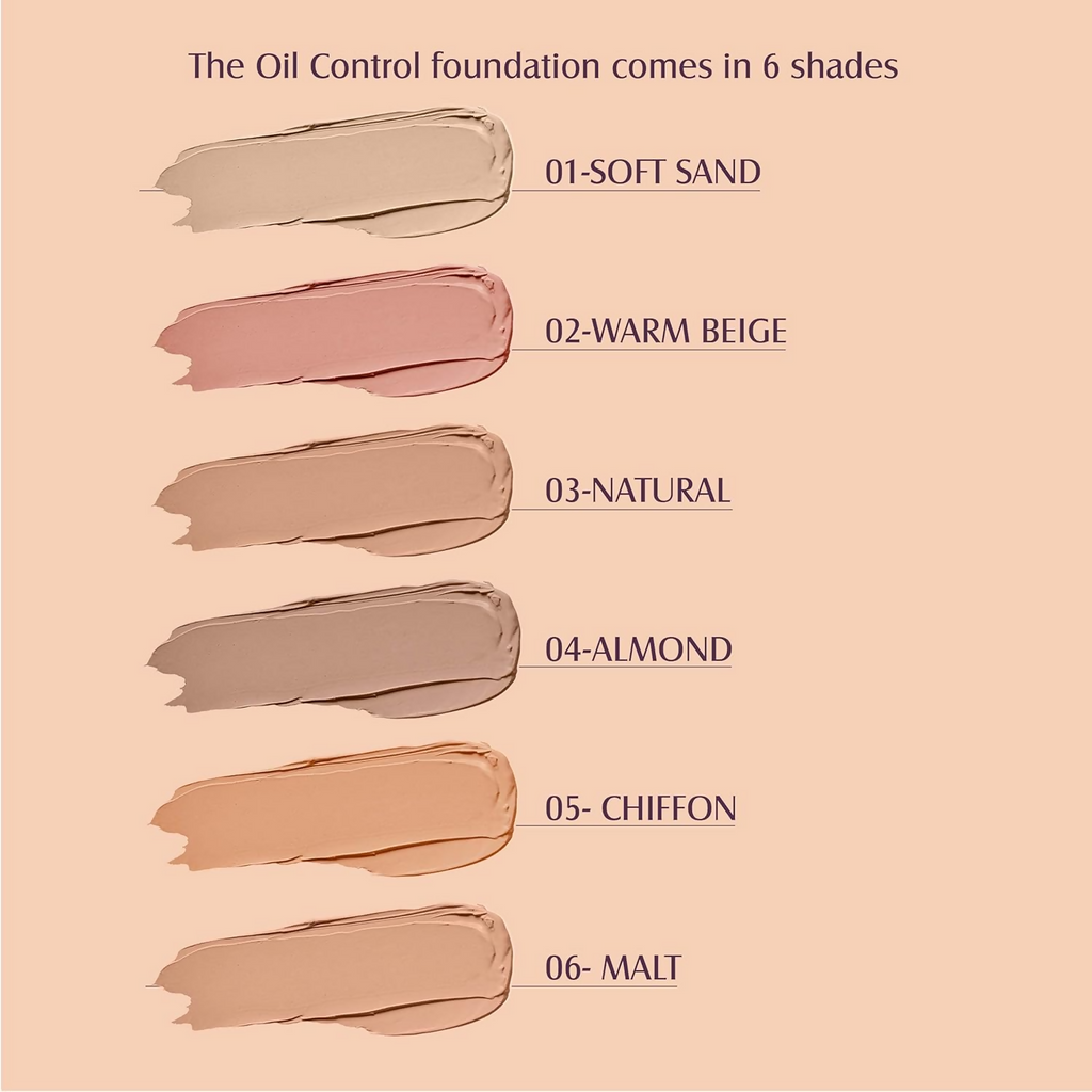 Glam21 Oil Control Hydrating Foundation - 03 Natural | Grocsy