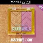 Maybelline New York Color Rivals Longwear Eyeshadow Duo - Assertive X Coy | Grocsy