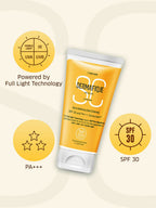 Dermafique Sun Defense Gel Creme SPF 30 Sunscreen, Prevents Tanning And Pigmentation | Grocsy