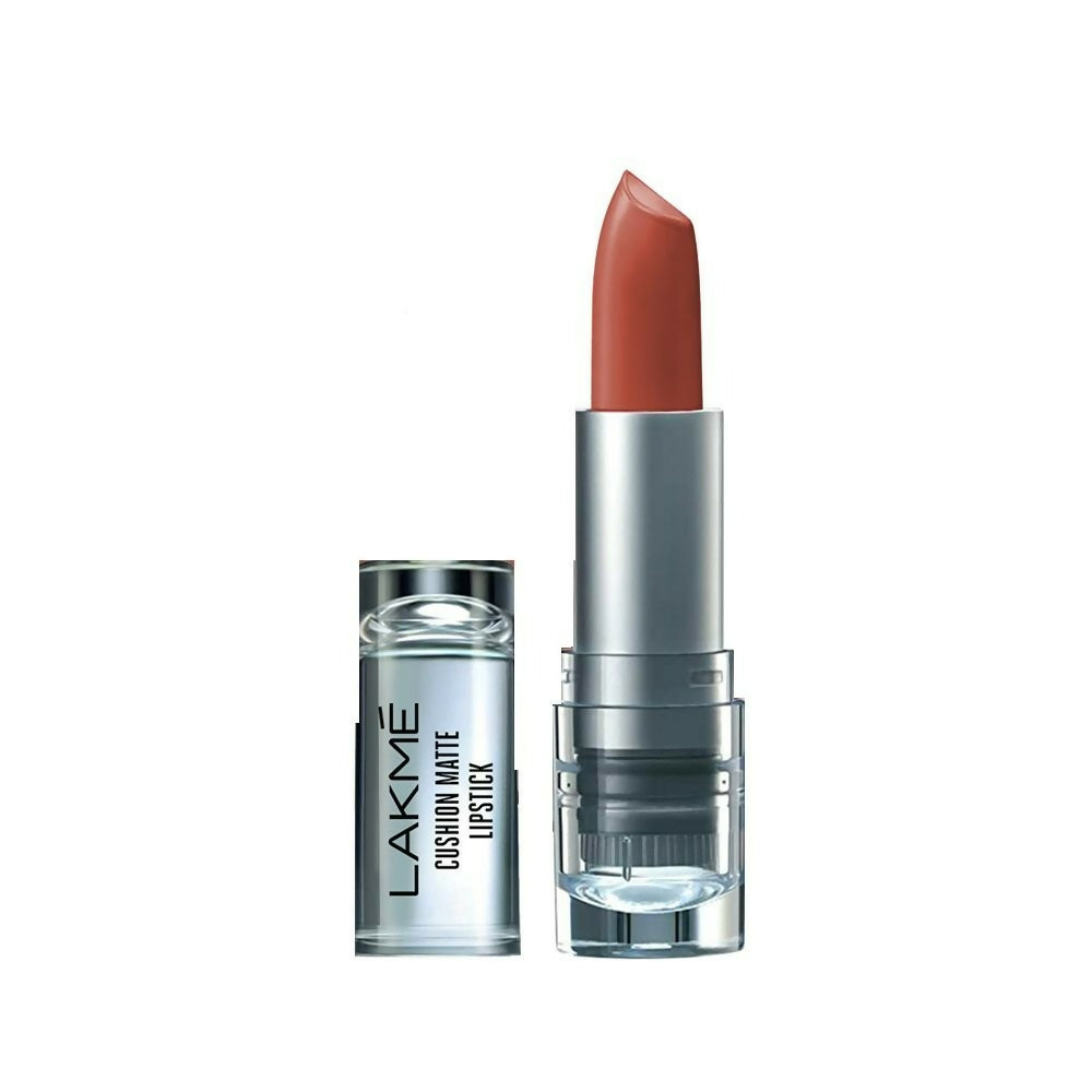 Lakme Cushion Matte Lipstick - Brown Burst | Grocsy