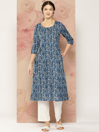Yufta Floral Printed Kurta | Grocsy