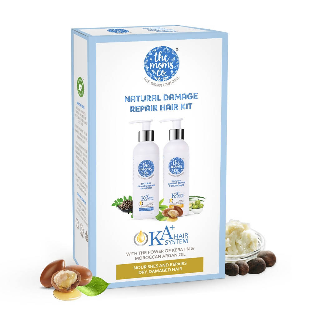 The Moms Co Natural Damage Repair Hair Kit | Grocsy