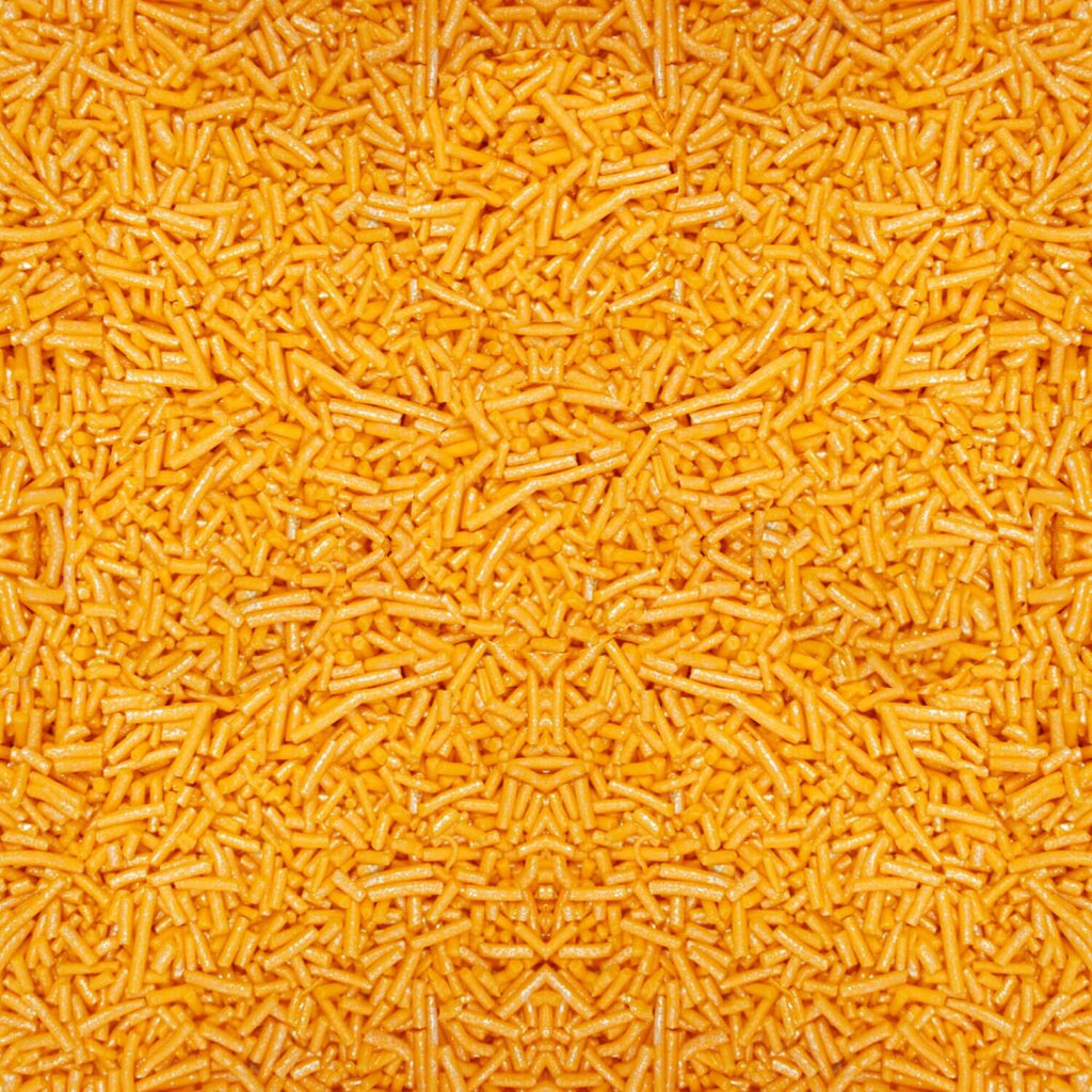Confect Fluorescent Orange Vermicelli Sprinkles | Grocsy