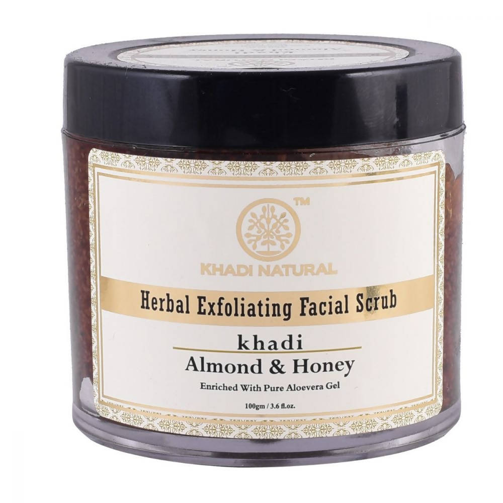 Khadi Natural Almond & Honey Exfoliating Facial Scrub | Grocsy