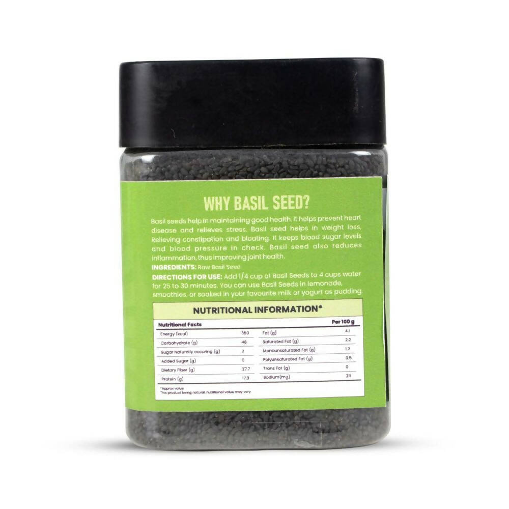 Nutriorg Raw Basil Seeds | Grocsy