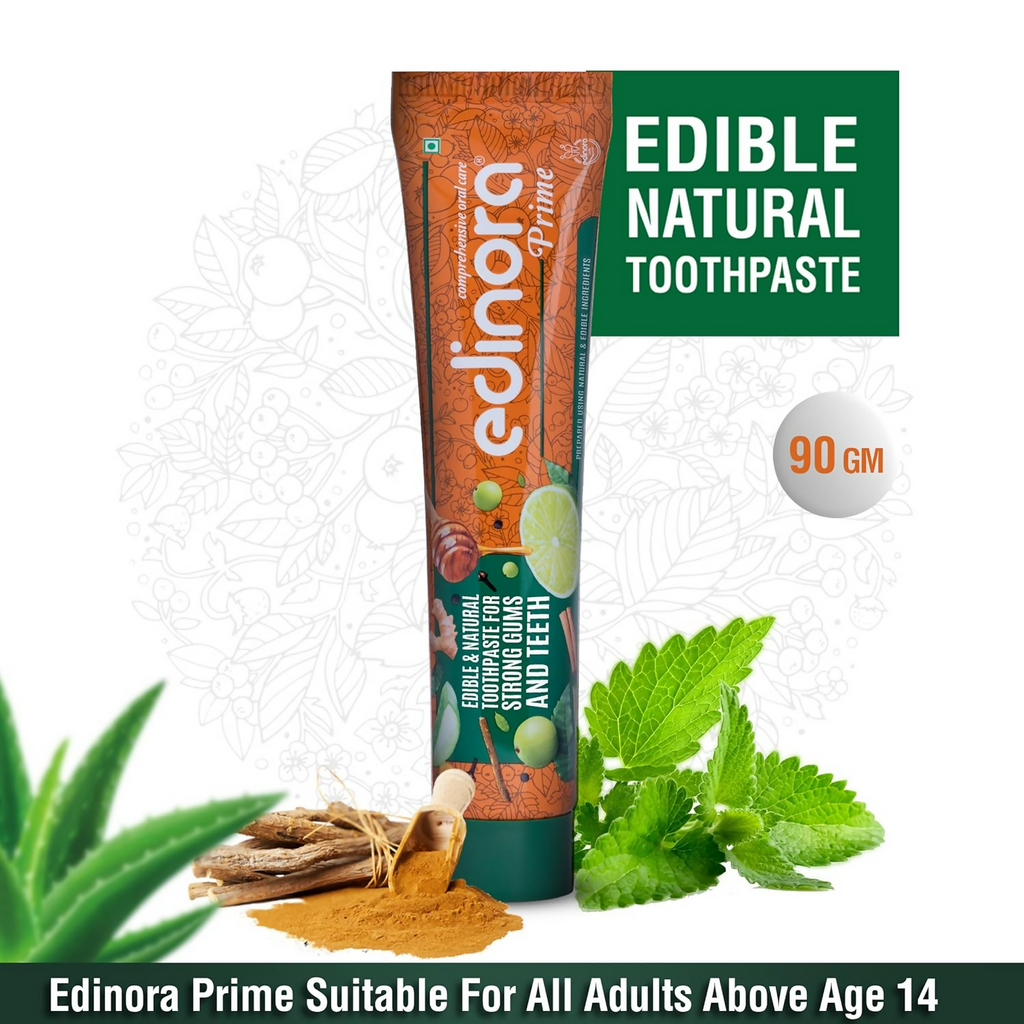 Edinora Prime Ayurvedic Toothpaste | Grocsy