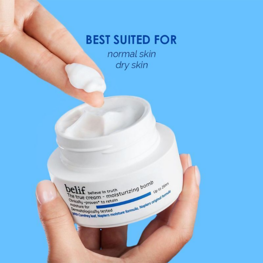 Belif The True Cream Moisturizing Bomb Clinically Proven To Retain Moisture | Grocsy
