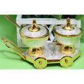 Chahat Premium Living Brass Silver Gold Trolley Set | Grocsy