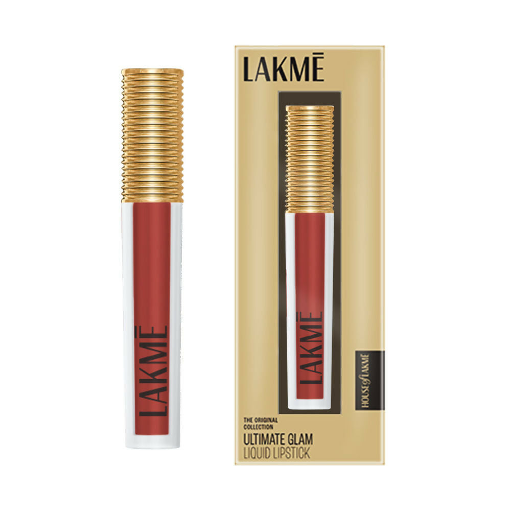 Lakme Ultimate Glam Matte Liquid Lipstick - Nude Twist | Grocsy
