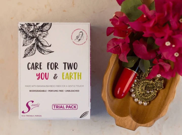 Saathi Sanitary Napkins Trial Pack | Grocsy