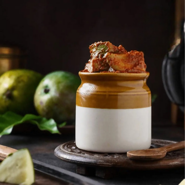 Sweet Karam Coffee Maavadu + Avakkai Pickle Combo | Grocsy