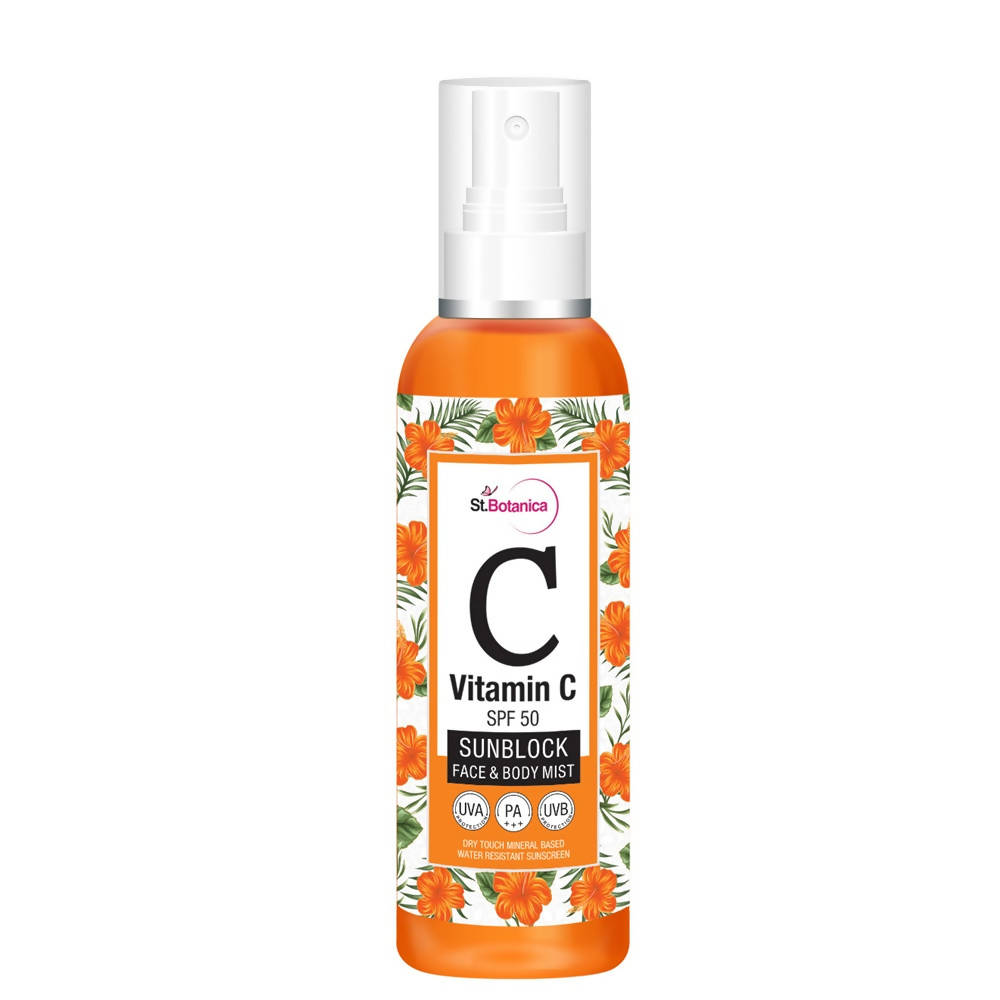 St.Botanica Vitamin C SPF 50 Sunblock Face & Body Mist | Grocsy