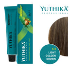Yuthika Professional Creme Hair Colour - Light Golden Brown | Grocsy