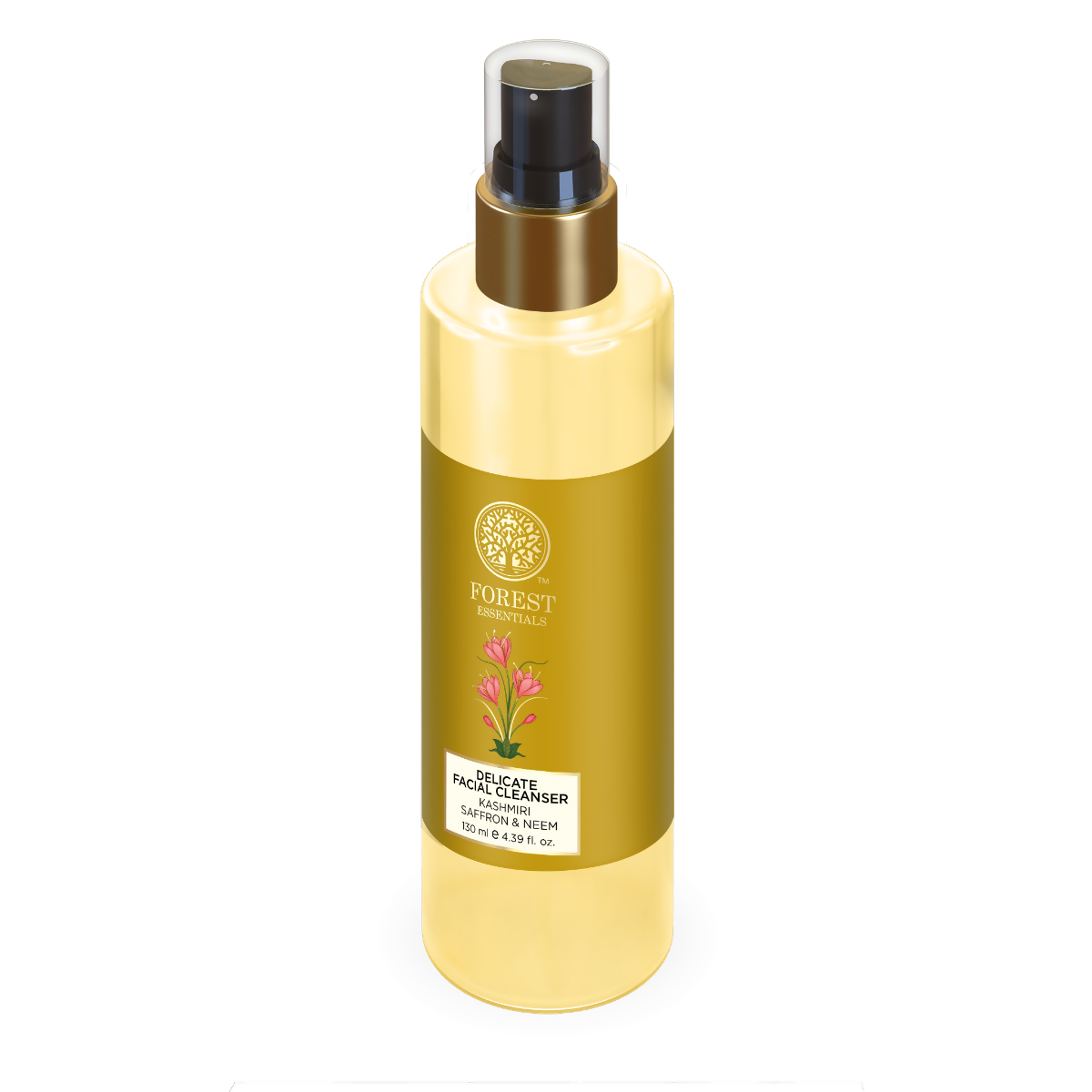 Forest Essentials Delicate Facial Cleanser Kashmiri Saffron & Neem | Grocsy