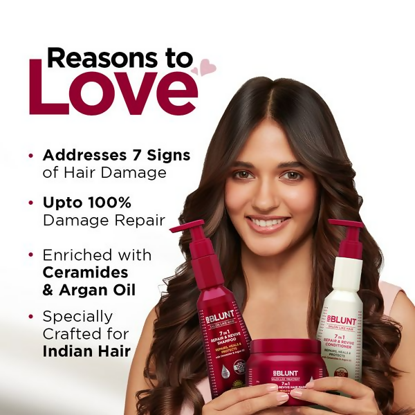 BBlunt 7 in 1 HAir Damage Repair Trio Combo | Grocsy