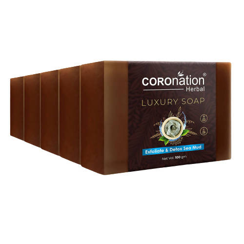 Coronation Herbal Exfoliate & Detox Dead Sea Mud Luxury Soap | Grocsy