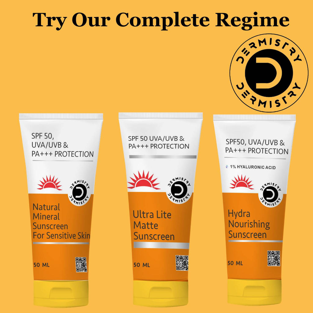 Dermistry Hydra Nourishing Sunscreen & Natural Mineral Sunscreen | Grocsy