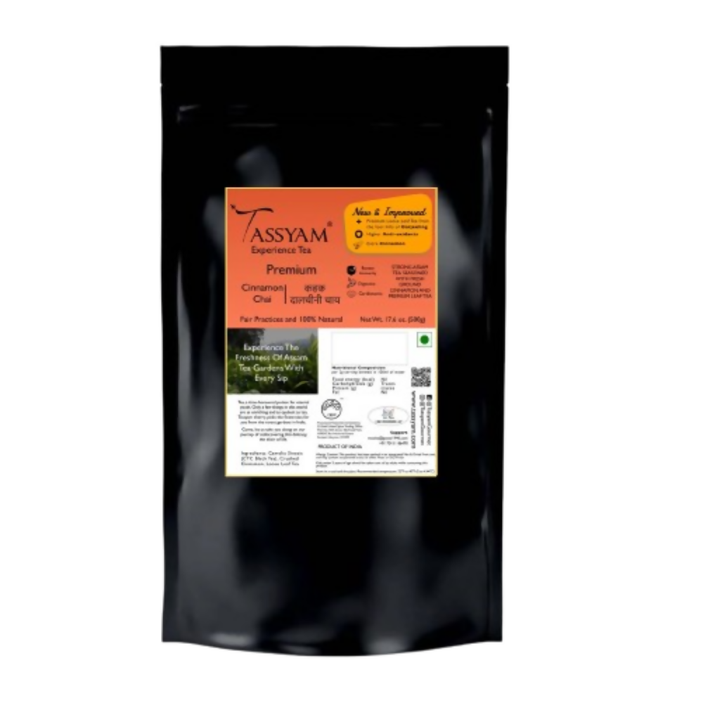 Tassyam Organics Strong Assam Cinnamon - Refill Pack | Grocsy