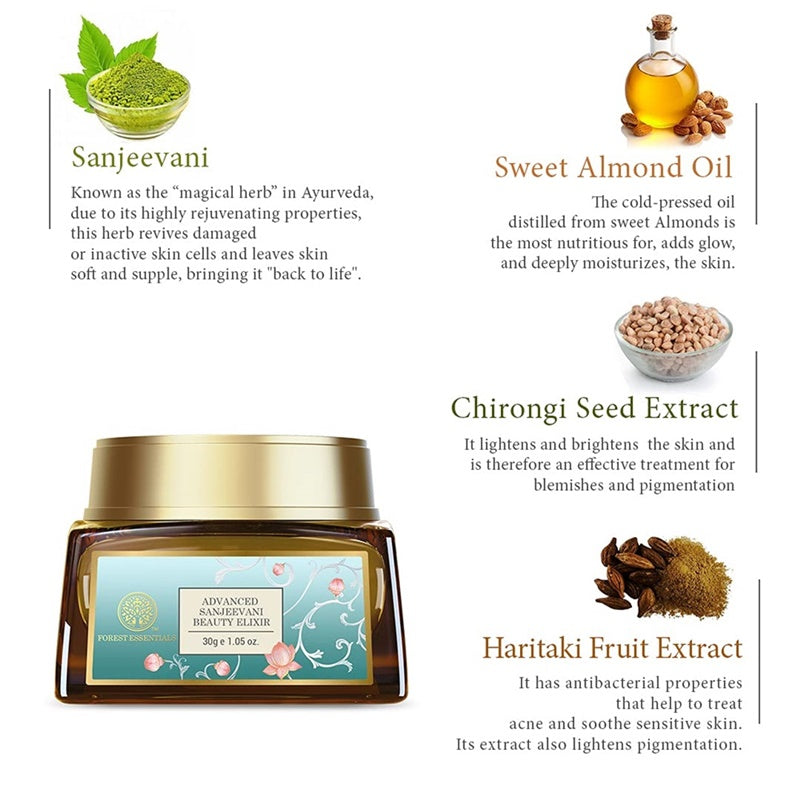 Forest Essentials Advanced Sanjeevani Beauty Elixir | Grocsy