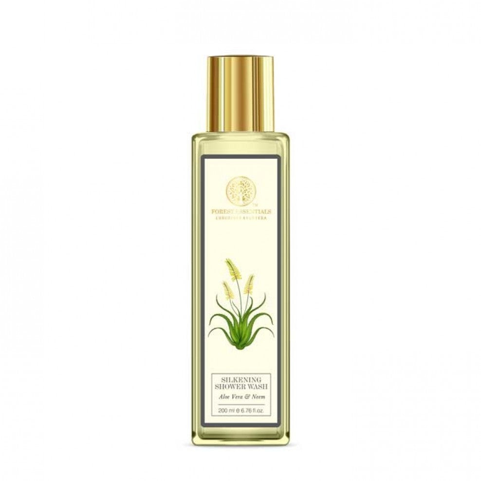 Forest Essentials Aloe Vera & Neem Silkening Shower Wash | Grocsy